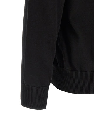 Black Cotton Cardigan
