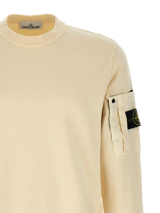 Beige Cotton Sweatshirt