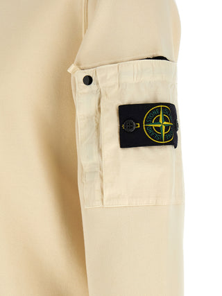 Beige Cotton Sweatshirt
