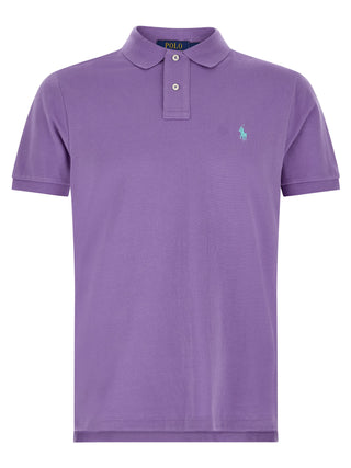 Purple Cotton Polo Shirt