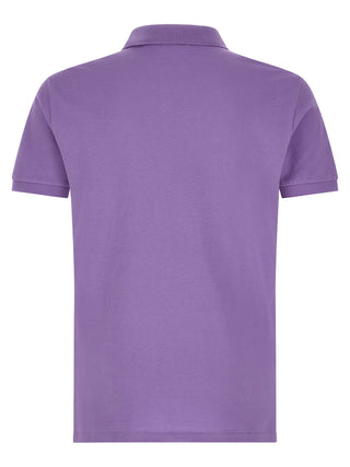 Purple Cotton Polo Shirt