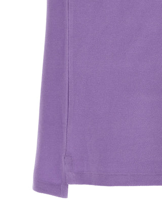 Purple Cotton Polo Shirt