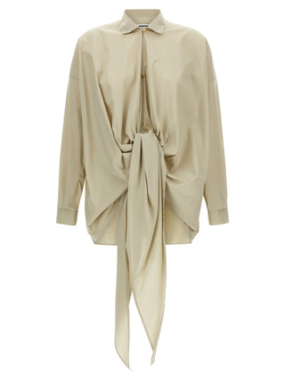 Beige Cotton Blouse