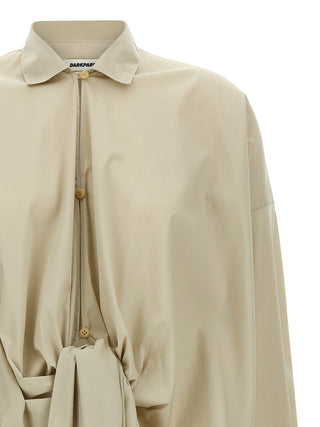 Beige Cotton Blouse
