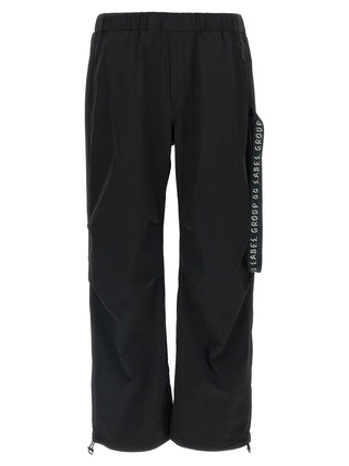 Pantalones deportivos de poliamida negros