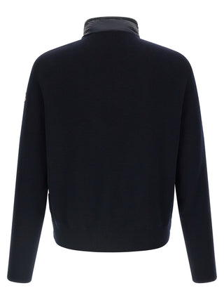 Blue Polyamide Cardigan