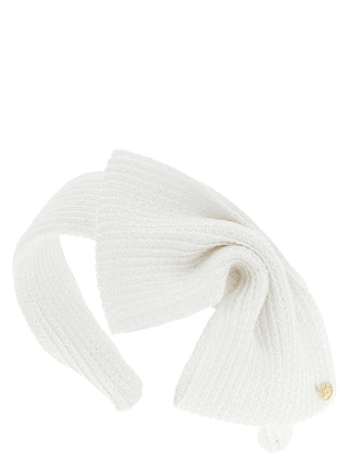 White Papier Headband