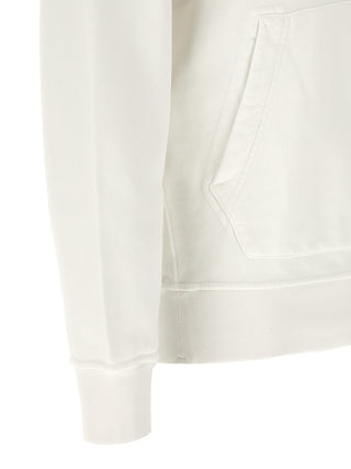 White Cotton Sweatshirt