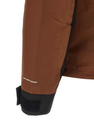 Brown Polyester Shell Jacket