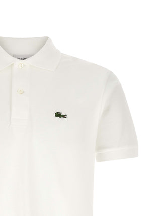 White Cotton Polo Shirt