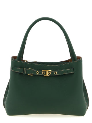 Bicolor Calfskin Handbag