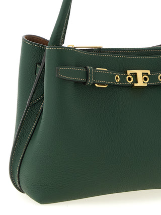 Bicolor Calfskin Handbag