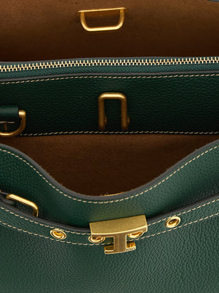 Bicolor Calfskin Handbag