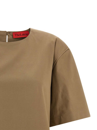 Brown Cotton T-Shirt