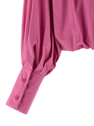 Fuchsia Cotton Blouse