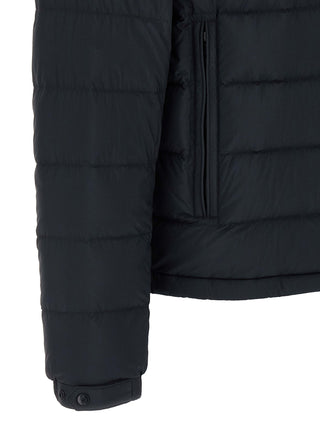 Blue Polyamide Full-Length Jacket