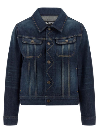 Blue Cotton Denim Jacket