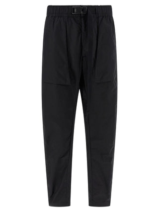 Black Cotton Athletic Pants