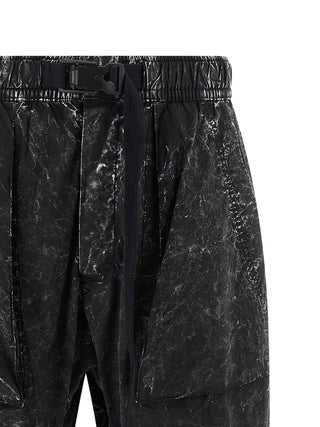 Black Cotton Casual Pants