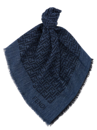 Blue Cotton Scarf