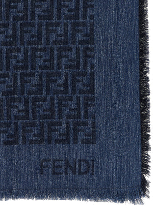 Blue Cotton Scarf