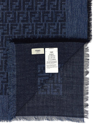 Blue Cotton Scarf