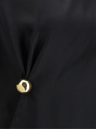 Black Silk Blouse
