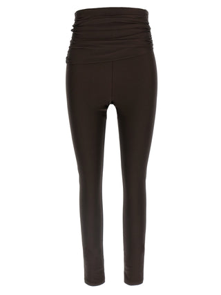 Brown Polyamide Leggings