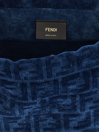 Blue Cotton Backpack