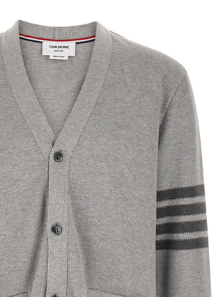 Gray Cotton Cardigan