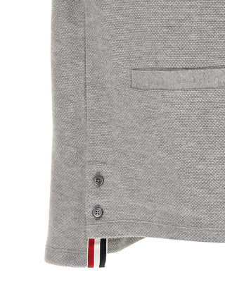Gray Cotton Cardigan