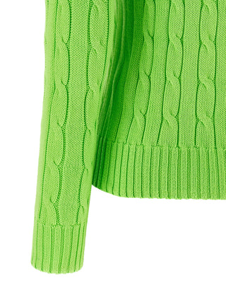 Bicolor Cotton Cardigan