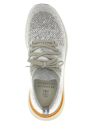 Zapatillas deportivas de algodón gris  