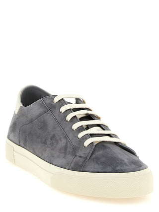 Gray Calfskin Sneakers
