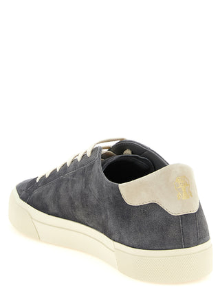 Gray Calfskin Sneakers