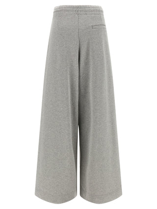 Gray Cotton Casual Pants