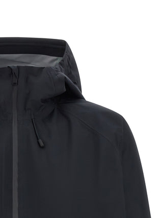 Black Polyester Shell Jacket