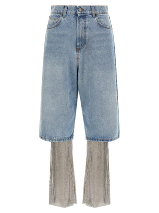Multicolor Cotton Bermuda Shorts