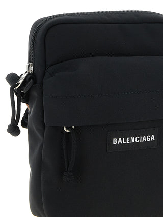 Bolso bandolera negro de poliamida
