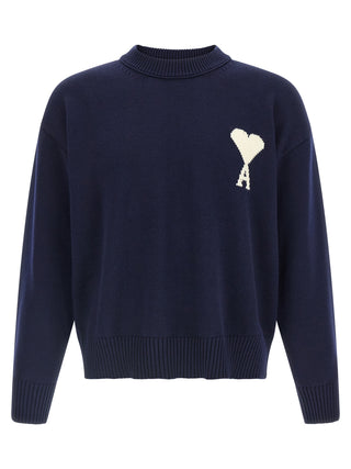Blue Wool Cardigan