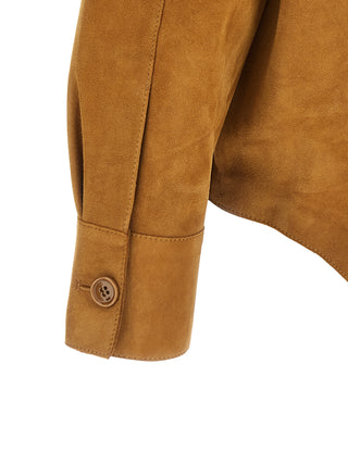 Brown Lamb Leather Leather Jacket