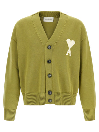 Bicolor Wool Cardigan