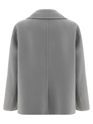 Gray Virgin Wool Blazer