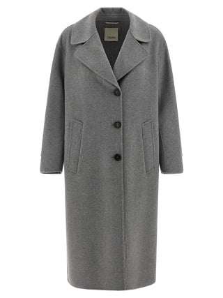 Gray Virgin Wool Coat