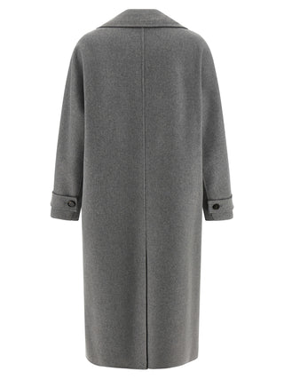 Gray Virgin Wool Coat