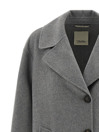 Gray Virgin Wool Coat