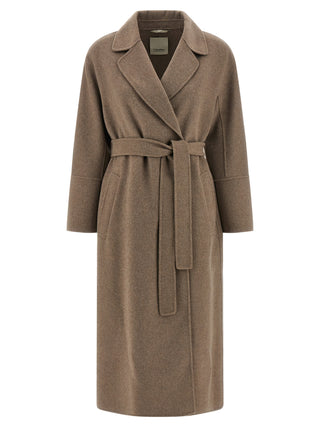Brown Virgin Wool Coat