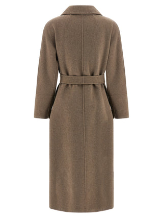 Brown Virgin Wool Coat
