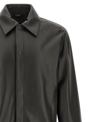 Black Lamb Leather Leather Jacket