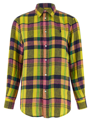 Multicolor Linen Blouse